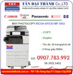 Máy Photocopy Ricoh Aficio Mp 3053, Duplex Đảo Mặt Bản Sao, Chuyên Copy
