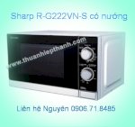 Khuyến Mãi Hấp Dẫn Giành Cho Sharp R-G222Vn-S Có Nướng.số Lượng Có Hạn