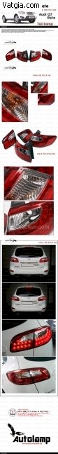 Đèn Hậu Led Nguyên Bộ Cả Vỏ Santafe Cm Mẫu Audi Q7