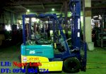 Xe Nâng Điện Ngồi Lái Cũ Komatsu 2500Kg Nâng Cao 4M 