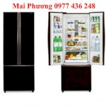 Tủ Lạnh Hitachi Wb480Pgv2Gbk 405 L, 3 Cửa Sang Trọng Với Ánh Gương Đen