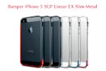 Ốp Lưng Iphone 5S/5C Sgp Chính Hãng, Ozaki Siêu Mỏng 0.3Mm, Silicon, Mica Trong