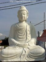 Tượng Phật Thích Ca Bằng Đá Nguyên Khối