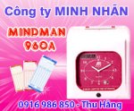 Máy Chấm Công Thẻ Giấy Mindman M960/ M960A - Tặng Kèm 500 Thẻ