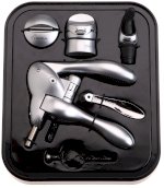 Thiết Bị Mở Rượu Vang Rabbit 6-Piece Wine Tool Kit : Hàng Mỹ