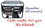 Máy Phát Điện Chạy Xăng 5Kva Hyunda Hy6500Le Giá Rẻ