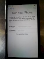 Bán Iphone 5 Dính Icloud,May Zin Ko Tray Xuoc