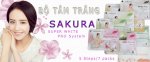 Kem Tắm Trắng Sakura Super White Pro System
