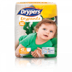 Tã/Bỉm Drypers Size Xl, 42 Miếng, Dành Cho Bé 12-17Kg (Drypants)