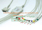 Dây Điện Tim  Nihon Kohden-Edan, Newtech Ekg Cable, 10-Lead, Ecg Cable, Iec, Db1