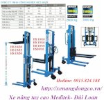 Xe Nâng Tay Cao Xe Nang Tay Cao Meditek Đài Loan Hs10/16 Hs10/30 Hs15/16 Hs15/30