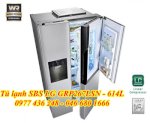 Tủ Lạnh Sbs Lg Grp267Lsn - 614L, Thép, Lấy Đá Ngoài/Kts