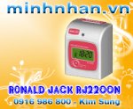 Máy Chấm Công Thẻ Giấy Rj 2200 , Tặng 500 Thẻ Giấy Chấm Công