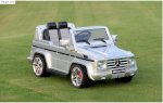 Ô Tô Điện Trẻ Em Amg-G55 Siêu Sang Màu Bạc Hot Nhất 2014