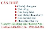 Cần Thuê Gấp Nhà Làm Văn Phòng