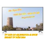 Tivi Led Lg 42Lb582T Smart Tv 42 Inch Model 2014 Giá Phân Phối Dự Án
