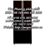 Tủ Lạnh Hitachi R-Wb545Pgv2 455 Lít Có 2 Màu ( Màu Nâu Và Màu Đen Thủy Tinh)