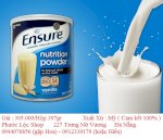 Sữa Ensure Mỹ ( Cam Kết 100 % )