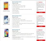 Bảng Giá Samsung Galaxy Note 3, Note 4, Note 2, Samsung Galaxy S2,S3,S4,S5