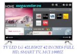 Lg 42Lb582T|Tivi Led Lg 42Lb582T Full Hd Dòng Smart Tv 42 Inch 100Hz Giá Rẻ