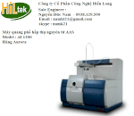 Máy Quang Phổ Hấp Thụ Nguyên Tử Aas  Model : Ai 1200 - Hãng Aurora