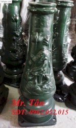 Cột Đèn Bamboo Đế Gang