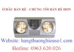 Đèn Sưởi Nhà Tắm Heizen Thổi Gió Nóng (He-Hw-2S)