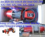 Tời Kio Winch Đài Loan Gg-200, Gg-300, Gg-500, Gg-500A, Giá Tốt Nhất
