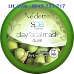 Mặt Nạ Đất Sét Ô Liu Vedette - Clay Facial Mask Olive ( Sản Phẩm Chuyên Dùng Tro