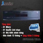 Đầu Dvd Karaoke 6 Số Acnos Sk8800Hdd - Bảo Hành 15 Tháng + Tặng Kèm 01 Micro