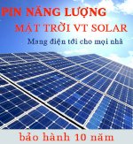 Pin Năng Lượng Mặt Trời Vt Solar Bảo Hành 10 Năm