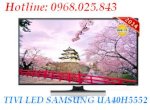 Tivi Samsung 40 Inch Mới Nhất: Tivi Led Samsung 40H5552-40 Inch, Smart Tv