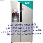 Tủ Lạnh 3 Cánh 609 Lít| Tủ Lạnh Lg Sbs Lg Grp267Js 3 Cánh, Giá Tốt .