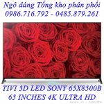Tivi 3D Led Sony 65X8500B 65 Inch 4K Ultra Hd, 200 Hz
