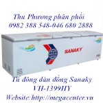 Tủ Đông Dàn Lạnh Đồng Sanaky Vh-1399Hy, 1300 Lít, 3 Cánh