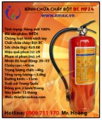 Thông Tin Về Giá Của Bình Chữa Cháy Bình Cứu Hỏa Bột Bc Mfz4 4Kg