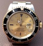 ( Đã Bán ) Đồng Hồ Rolex Stainless Steel And 18K Yellow Gold Submariner