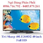 Tivi Sharp Full Hd 40 Inch, 40Le360 Model Tv Giá Rẻ Chính Hãng