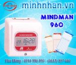 Máy Chấm Công Thẻ Giấy Mindman M960 - Siêu Rẻ - Tặng Kèm Thẻ