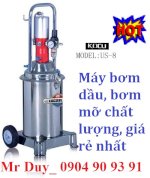 Máy Bơm Mỡ Khí Nén Inox Us-8, Máy Bơm Mỡ Bằng Điện, Bằng Khí Nén