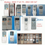 Chuyên Bán Remote Máy Lạnh Reetech, Midea, Lg, Panasonic, Daikin 1Hp - 1.5Hp - 2Hp - 5Hp...giá Sỉ.
