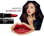 Son Thỏi 3 Concept Eyes Lip Color 409 Kiss Whoo