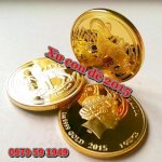 Tiền Mạ Vàng 24,Tiền Xu Và Giấy Hình Dê,Tượng Dê Mạ Vàng - Giao Hàng Toàn Quốc