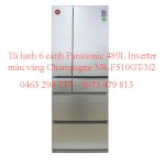Tủ Lạnh Panasonic Nr -F510Gt- N2 489 Lít, 6 Cánh Màu Vàng Champagne