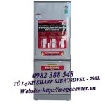 Tủ Lạnh Sharp:sjbw30Dvbk( Màu Đen), Sjbw30Dvsl( Màu Bạc)290 Lít .