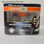 Bóng Đèn Pha Siêu Sáng Osram H4 Night Breaker Unlimited Tăng Sáng 110%