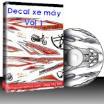 Dvd Decal Xe Máy Vol 1