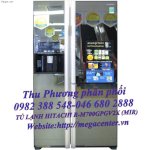 Tủ Lạnh Sbs, Hitachi Rm700Gpgv2Xmir ,584 Lít Mặt Gương Đen, Nhập Khẩu Thái Lan