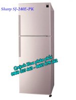Tủ Lạnh Sharp Sj- 240E -Pk Dung Tích 241 Lit
