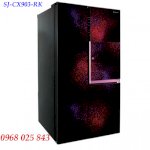 Tủ Lạnh Sharp Sj- Cx903-Rk: Tủ Lạnh Side By Side Sharp 2 Cánh 823L